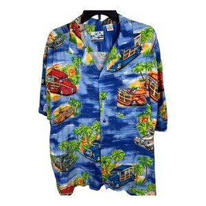 Men's Pineapple Connection Hawaiian Short Sleeve Shirt Creations XL AB56